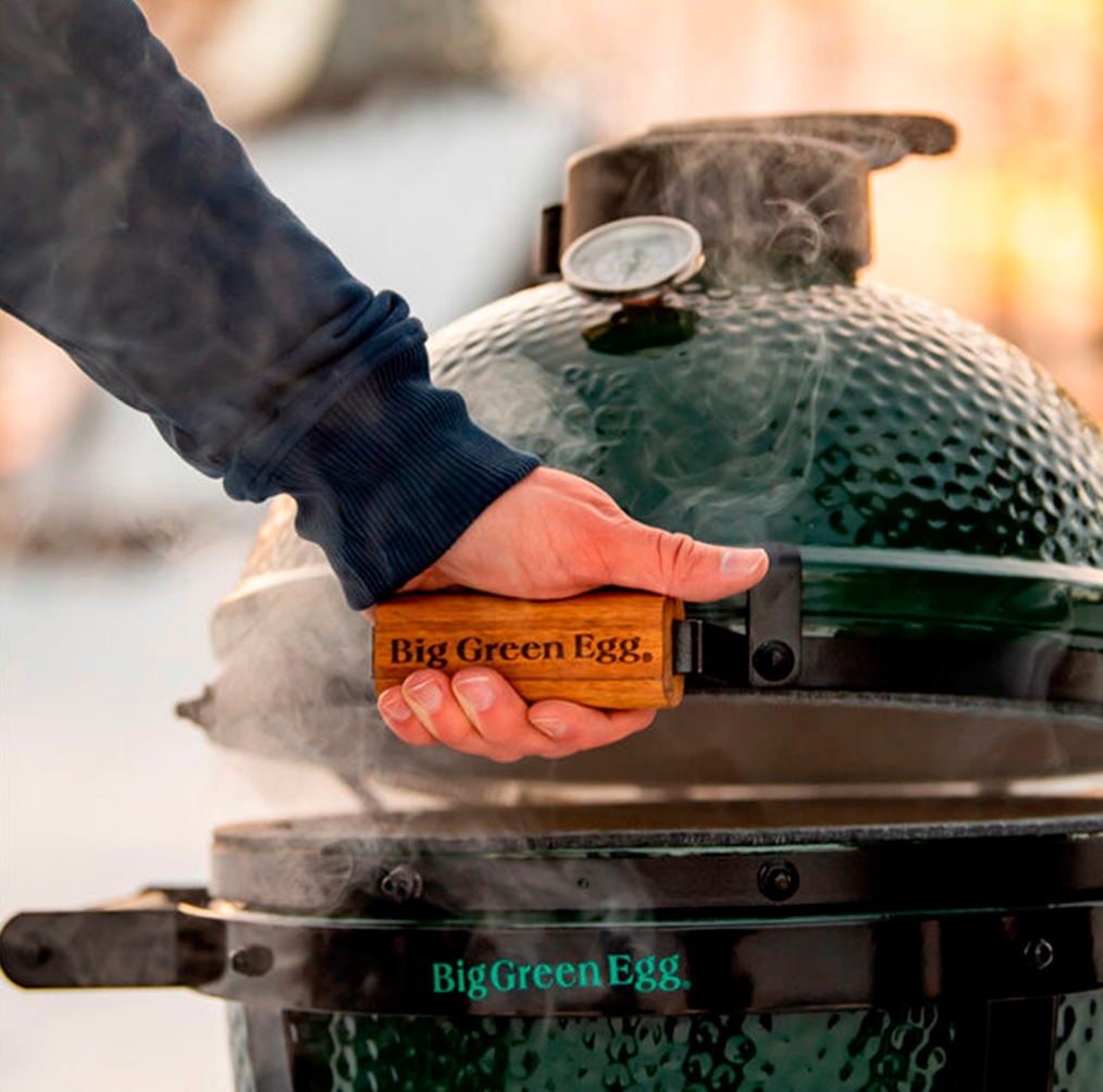 BASIC COMBO INTEGGRATED NEST + ACACIA XL BIG GREEN EGG SIDE TABLES