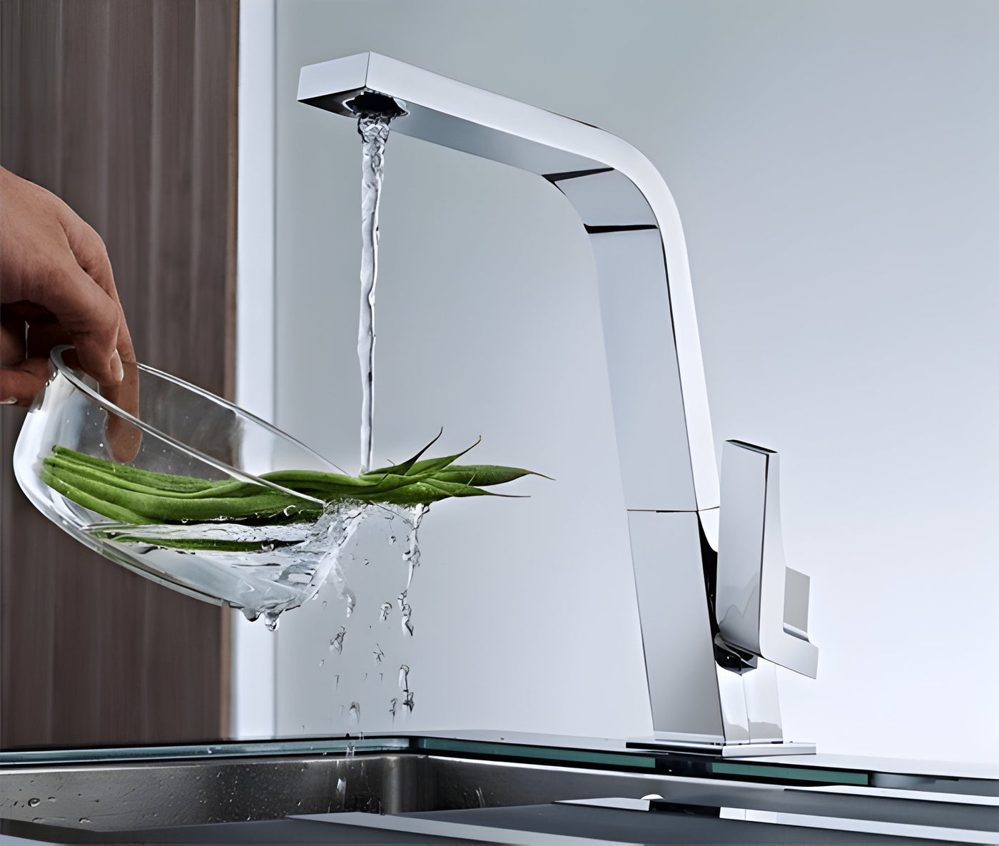 Grifo monomando con ducha extraíble con 2 tipos de chorro para cocina  industrial Cocina — Suministros online SUMICK, S.L.