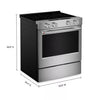 Estufa de Piso Eléctrica 76 cm Acero -KSES530SPS-KitchenAid