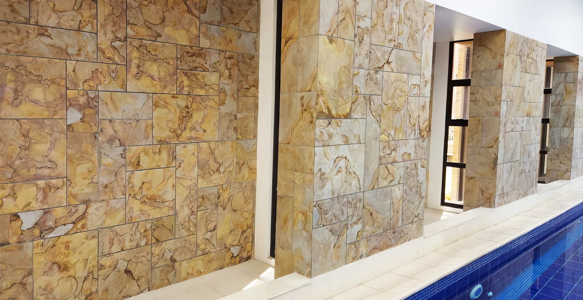 Slate Tan sheet 0.6 X 1.22 - 002011 - Stone Flex – Arquitec Group