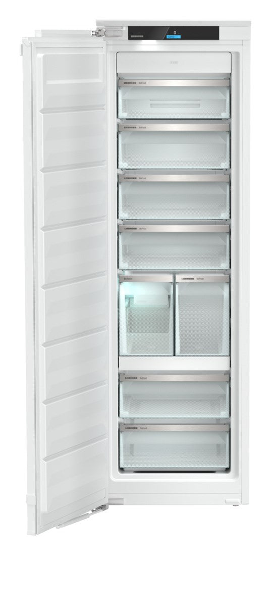 Congelador vertical de 3.0 pies cúbicos, control de termostato de 7 grados,  mini congelador con puerta individual reversible, estantes extraíbles