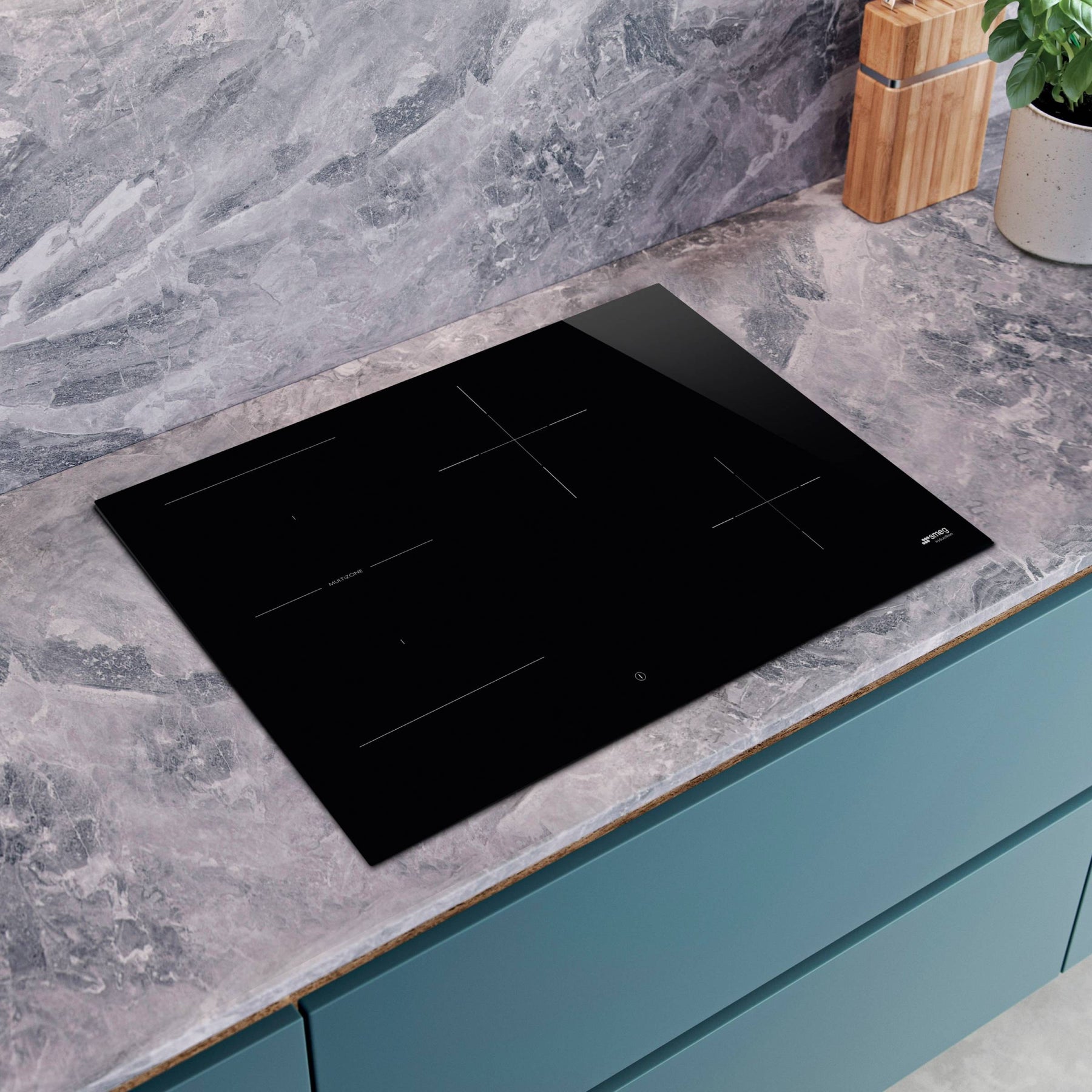 Bếp 4 điện từ SMEG SI1M4844D - Hàng chính hãng