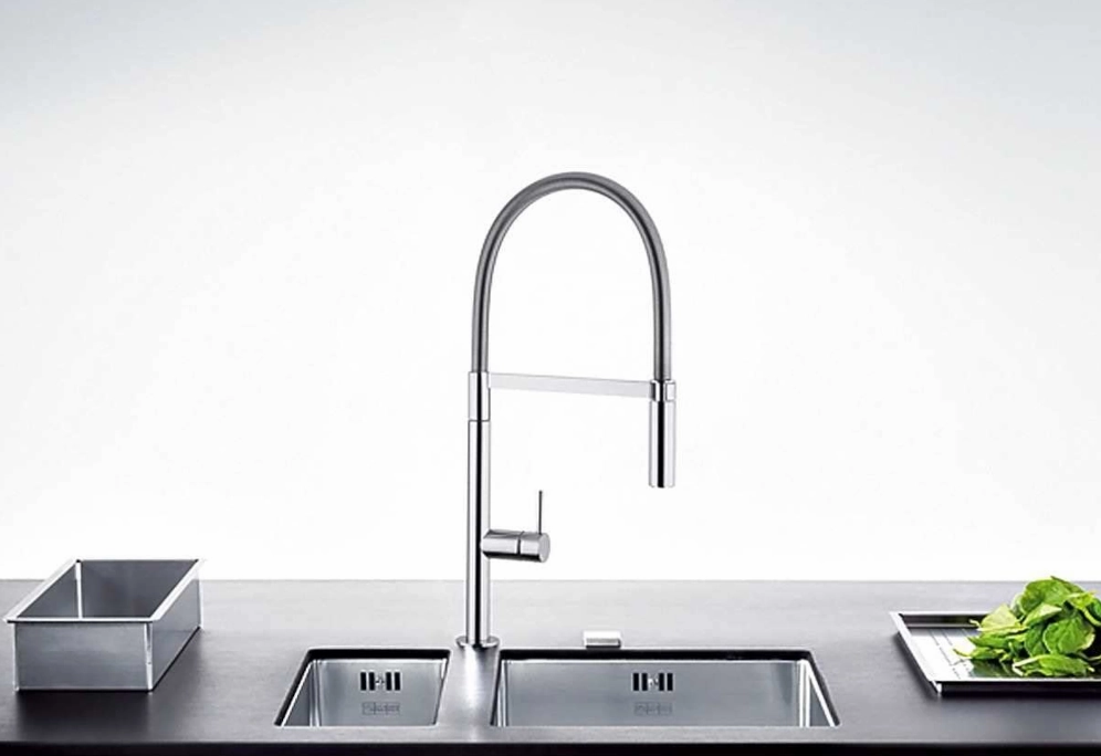 Grifo Monomando Extraíble De Cocina De Arco Alto Negro - Align Black - –  Arquitec Group