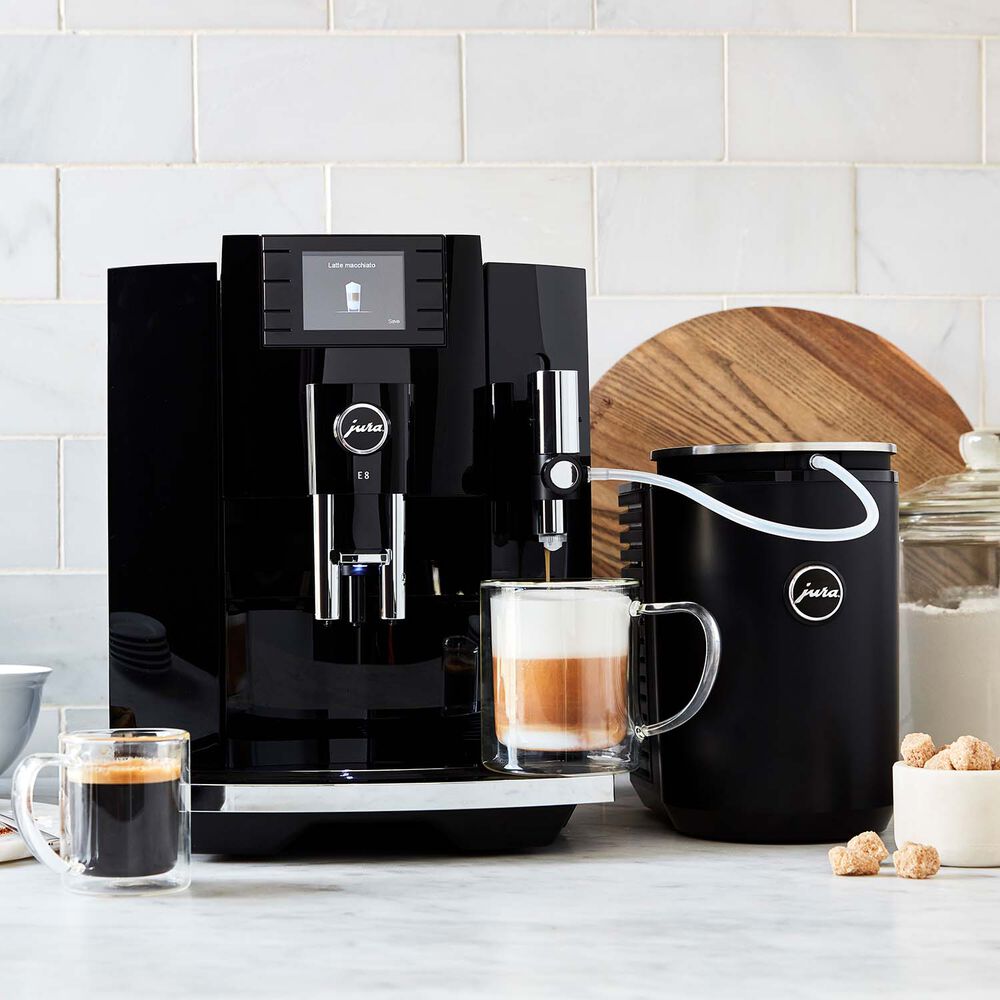 Jura Máquina de café automática cromada E8, 64oz