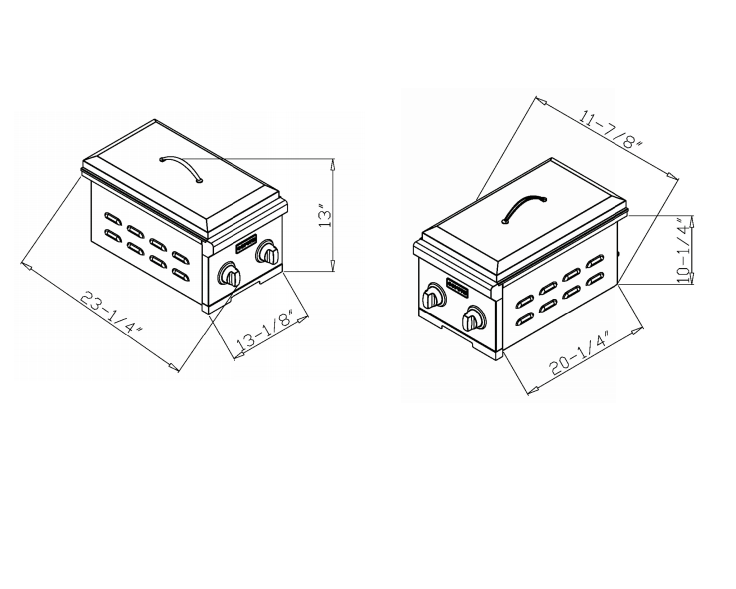 Quemador doble Gas Natural- C1DBNG COYOTE – Arquitec Group