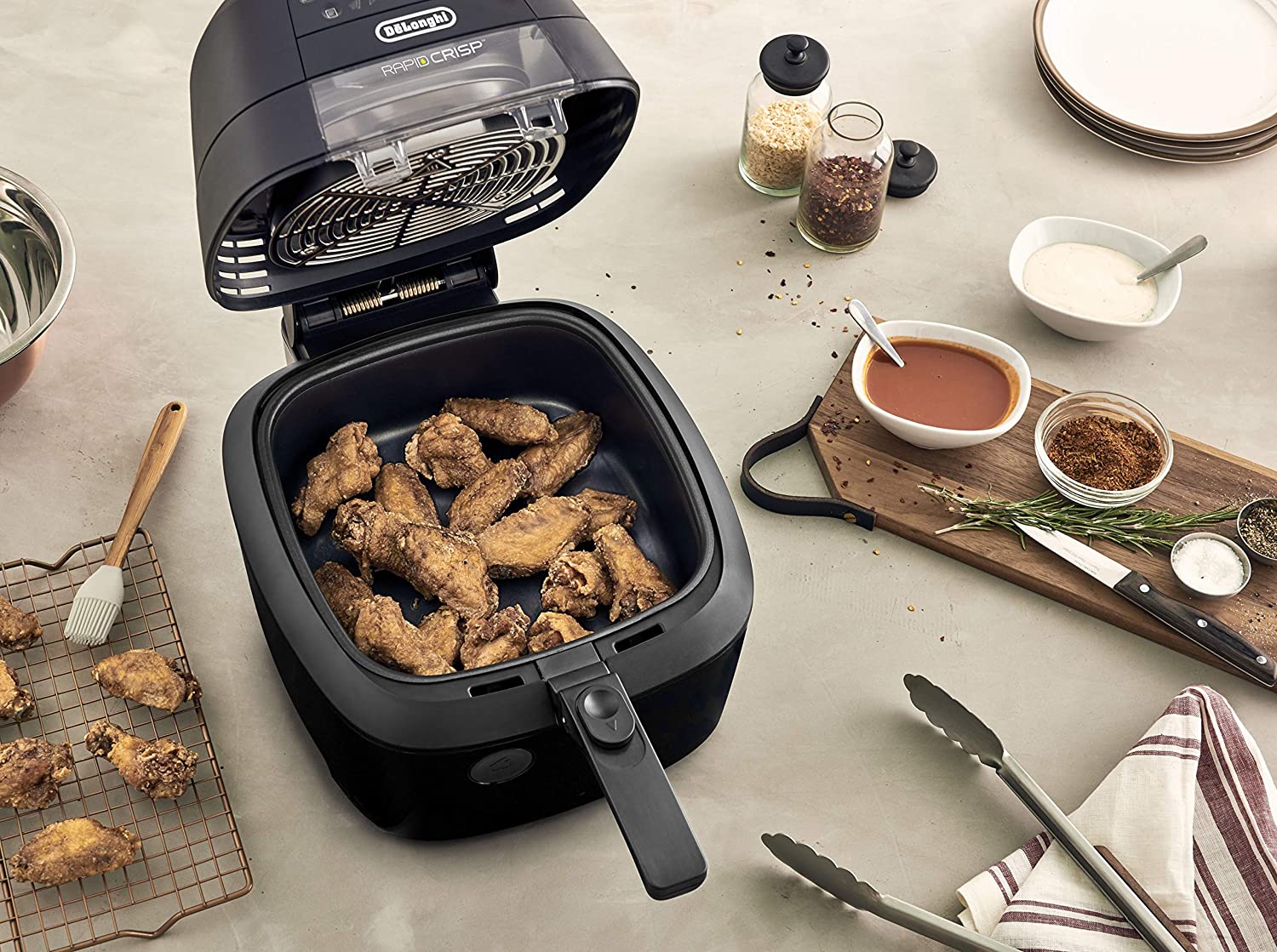 Coperchio Inferiore Bianco Per Friggitrice De'Longhi IdealFry – Compatibile Con FH2101, FH2133, FH2394, FH2396 - Foto 3