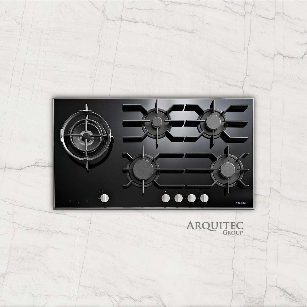 90cm gas cover with electronic functions KM 3054 G Miele Arquitec