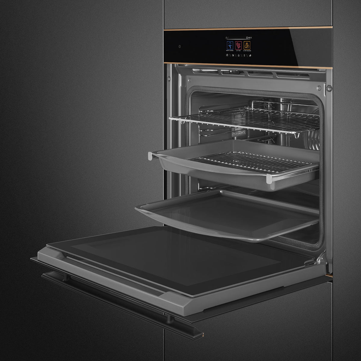Electric thermo-ventilated oven 60 cm | dolce stil novo - SOP6604TPNR ...